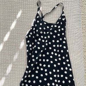 Outdoor voices exercise dress polka dot